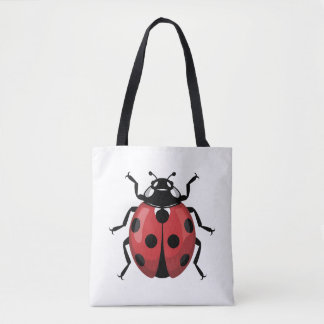 Tote Bag Spots of Joy Ladybug 