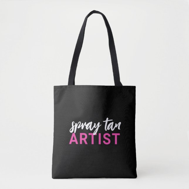 Tote Bag Spray Tan Artiste SSauf Tanning (Devant)