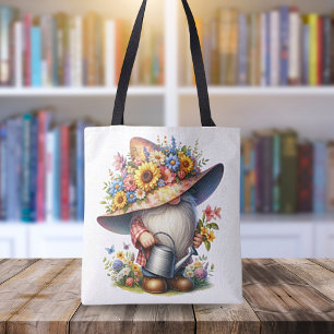 Tote Bag Springtime Garden Gnome Fourre-tout