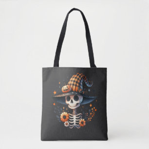 Tote Bag squelette jour halloween
