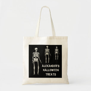Tote Bag Squelettes effrayants Halloween Trick or Treat