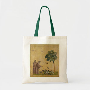 Tote Bag St Francis d'Assisi prêchant aux oiseaux