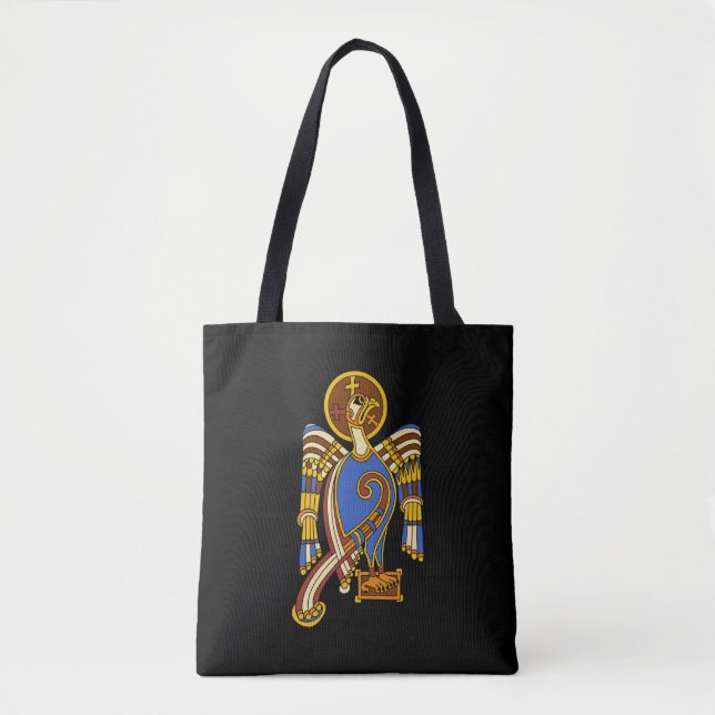 Tote Bag St. John's Eagle Celtic Knot Art médiéval irlandai (Devant)