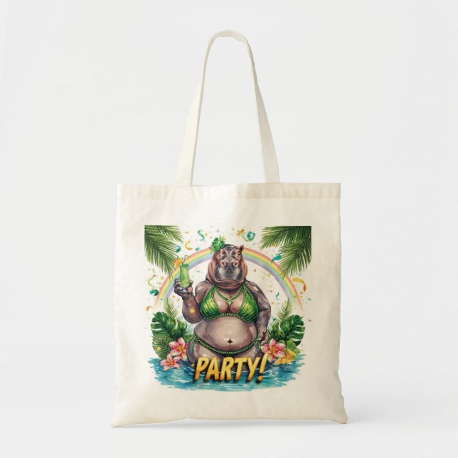 Tote Bag St. Patrick’s Tropical Pool Party Invitation  (Devant)
