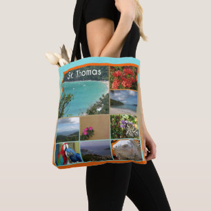 Tote Bag St. Thomas - Collage photo Pittoresque