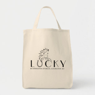 Tote Bag Stable ou Nom du cheval Chance-fer à cheval Bottes