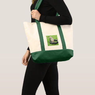 Tote Bag Staffy Ayant Une Boule Avec Pneu,