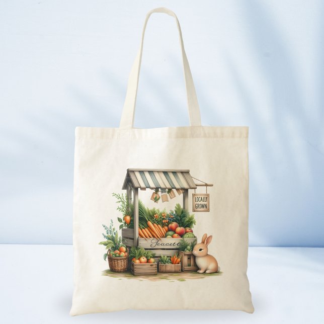 Tote Bag Stand de marché des fermiers fantastiques (Créateur téléchargé)