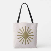 Starburst Gold & Linen White