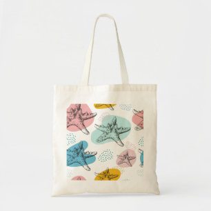 Tote Bag Starfish aux couleurs tendance motif élégant