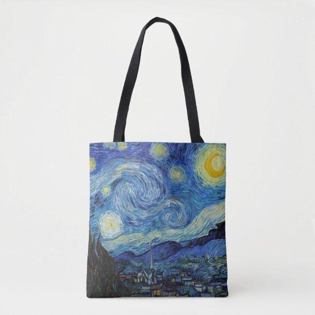 Tote Bag Starry Night, Vincent van Gogh (Devant)