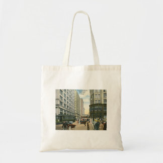 Tote Bag State and Madison Streets, Chicago 1916 Vintage