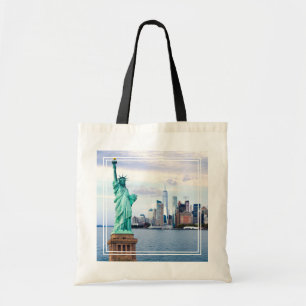 Tote Bag Statue de la Liberté avec le World Trade Center