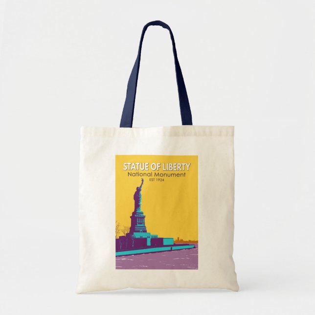 Tote Bag Statue de la Liberté Monument national Liberty Isl (Devant)
