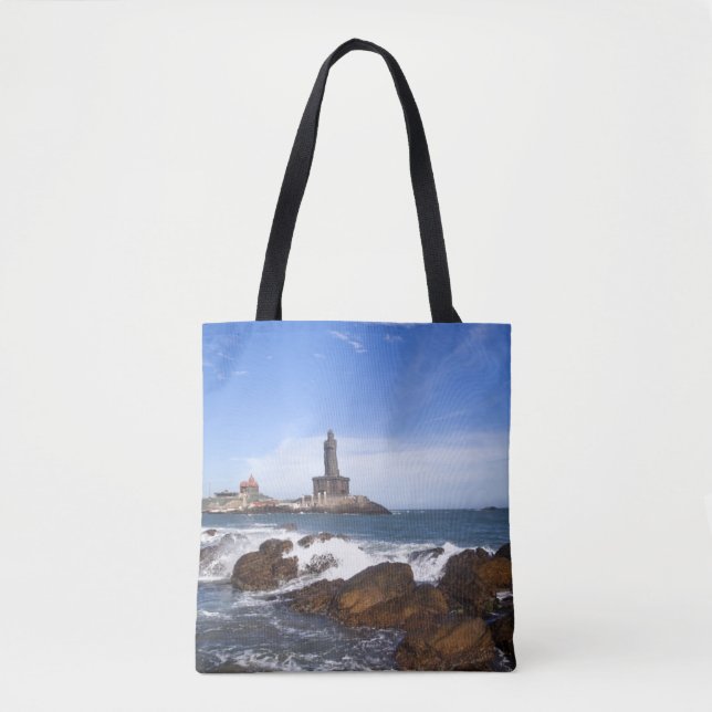 Tote Bag Statue | Tamil Nadu, Inde de Thiruvalluvar de (Devant)