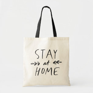 Tote Bag Stay home   Main Drawn