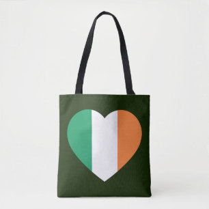 Tote Bag Stcn de Heartflag irlandais