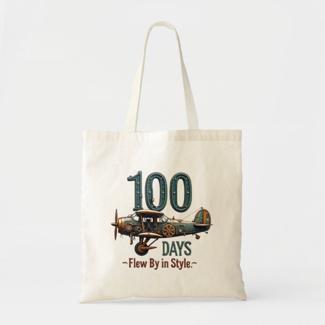 Tote Bag Steampunk 100 jours (Devant)
