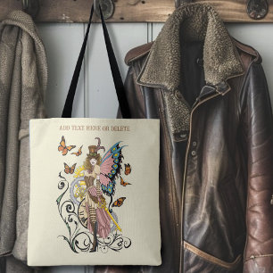 Tote Bag Steampunk Fairy Yellow Horloge Entraîneurs