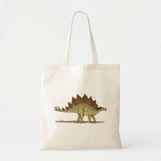 Tote Bag Stégosaure de dinosaure jurassique (Devant)