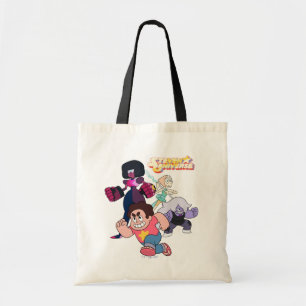 Tote Bag Steven Universe Crystal Gem Group Action