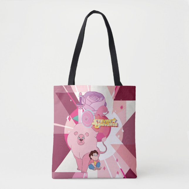 Tote Bag Steven Universe | Héritage du quartz Rose (Devant)