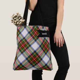 Tote Bag Stewart Royal Dress Plaid Scottish Motif