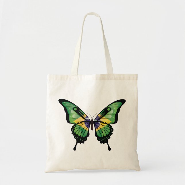 Tote Bag Sticker brésilien à bille de papillon (Devant)