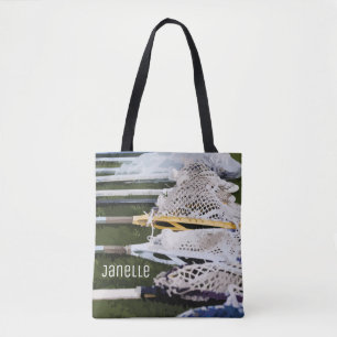Tote Bag Sticks de crosse d'aquarelle