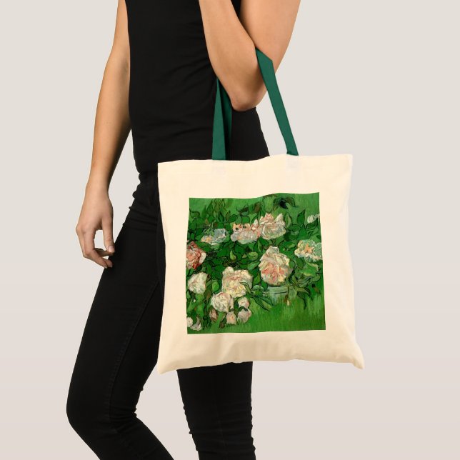 Tote Bag Still Life : Roses roses roses de Vincent van Gogh (Devant (produit))
