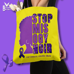 Tote Bag STOP MISOGYNOIR Sensibilisation à la violence dome