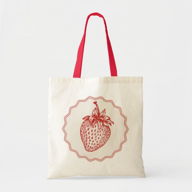 Tote Bag Strawberry (Devant)