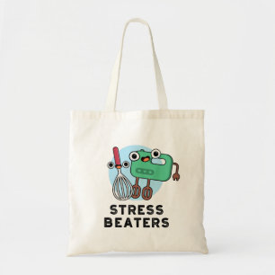 Tote Bag Stress Beatters Funny Baking Whisk Pun