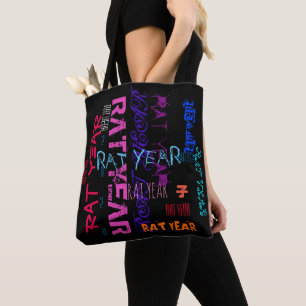 Tote Bag Style Graffiti Année de la répétition Anniversa