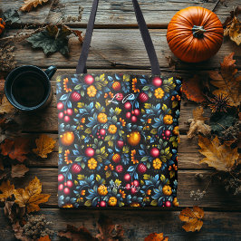 Tote Bag Style Khokhloma élégant avec Twist moderne