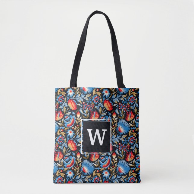 Tote Bag Style tendance Personnaliser Bridesmaid Initiali (Devant)