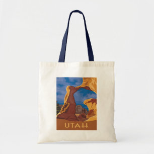 Tote Bag Style vintage Utah Grand Staircase