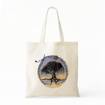 Stylet et encre sur coucher de soleil