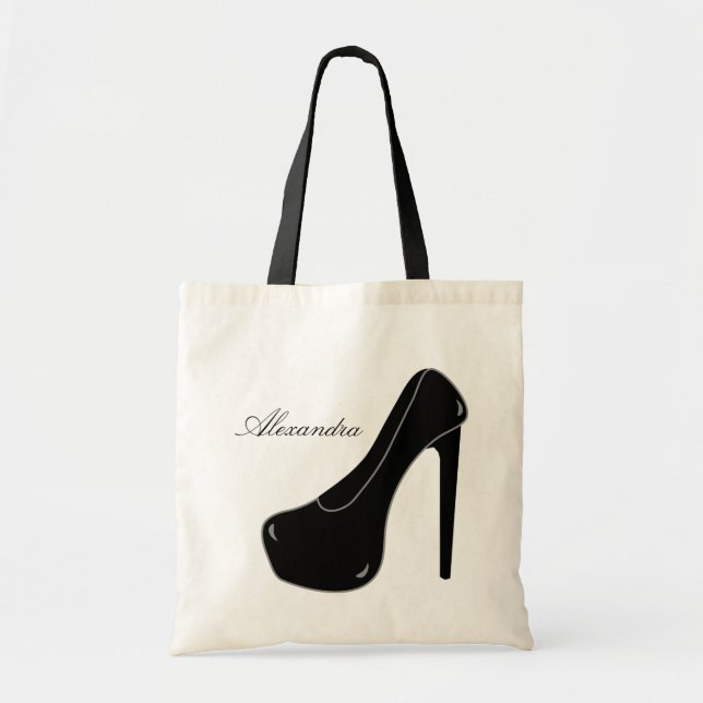 Tote Bag Stylet noir (Devant)