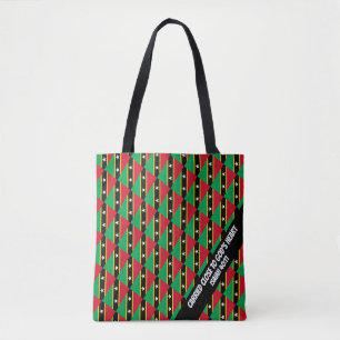 Tote Bag Stylisme ST KITTS NEVIS FLAG Le coeur de Dieu Isaï