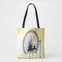 Stylo d'attraction Londres Iconique et base jaune 
