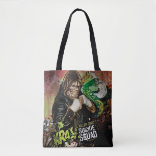 Tote Bag Suicide Squad   Killer Croc Character Graffiti