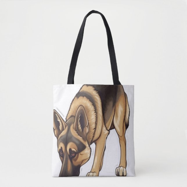 Tote Bag Suivi berger allemand (Devant)