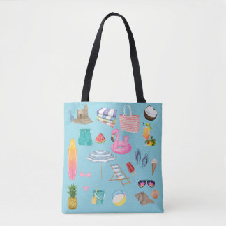 Tote Bag Summer Fourre-tout Beach Bag Carry All Canvas Bag