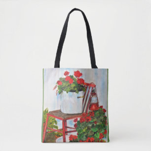 Tote Bag Summer Geraniums Tasche