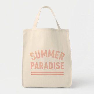 Tote Bag Summer Paradise T-Shirt - Pastel Styl