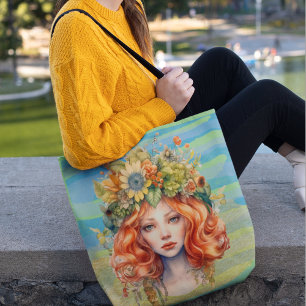 Tote Bag Summer Soltice conte de fées magie mystique