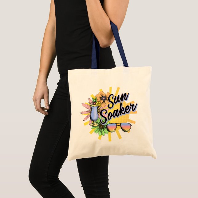 Tote Bag Sun Soaker Beach ou Pool Summer Fourre-tout (Devant (produit))