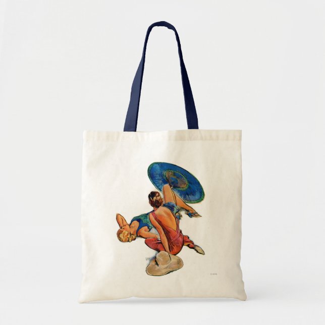 Tote Bag Sunbathers (Devant)