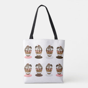 Tote Bag Sundaes de crème glacée Fourre-tout